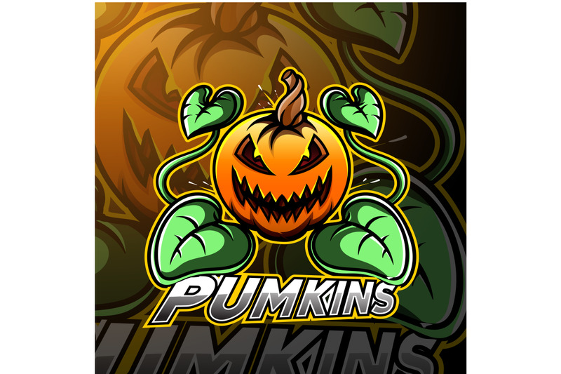 halloween-pumpkin-esport-mascot-logo