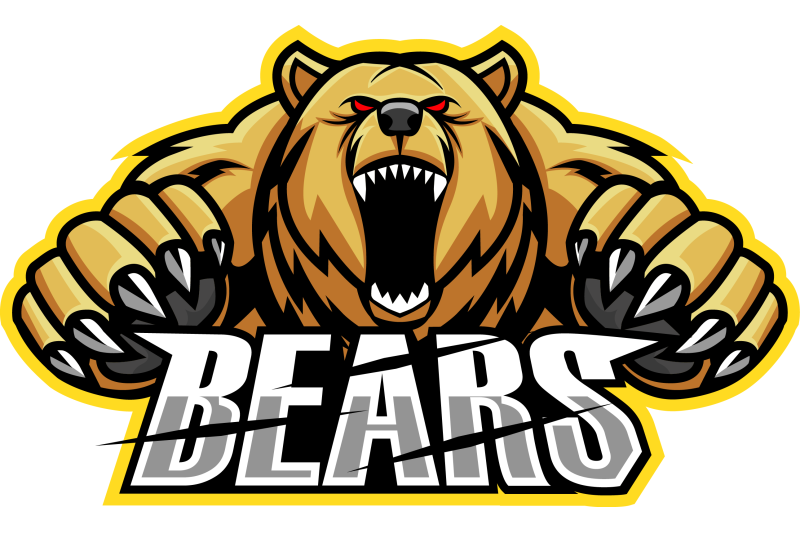 Modern professional angry bears mascot logo design By Visink ...