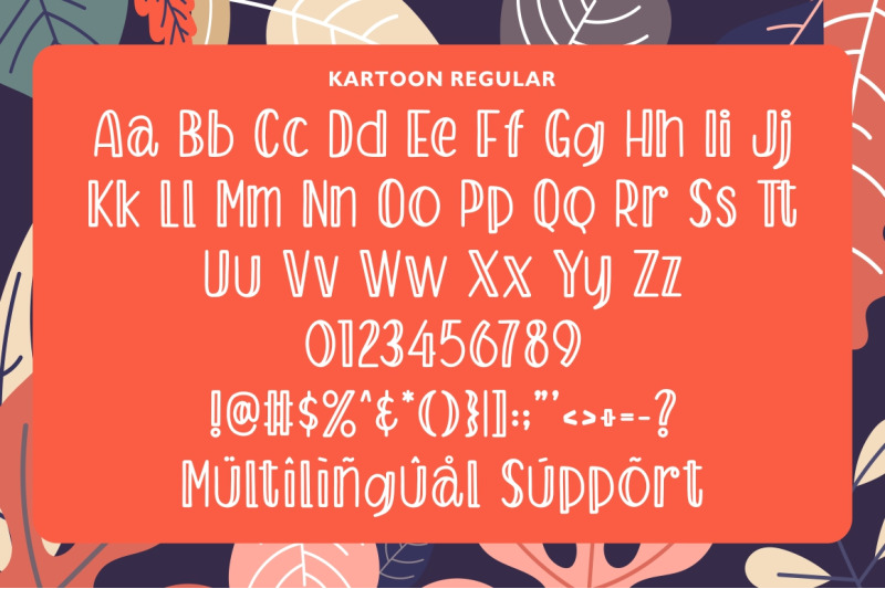kartoon-display-font