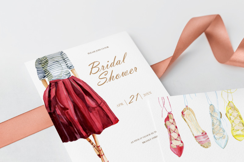 watercolor-summer-fashion-clipart-bridal-shower-clipart-red-skirt