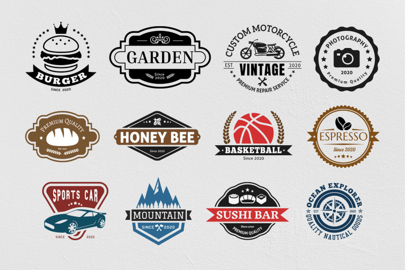 various-vintage-logo-template-bundle