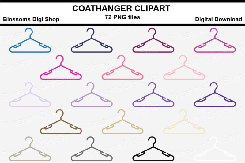 coathanger-sticker-clipart-72-files-multi-colours