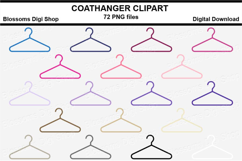 coathanger-sticker-clipart-72-files-multi-colours