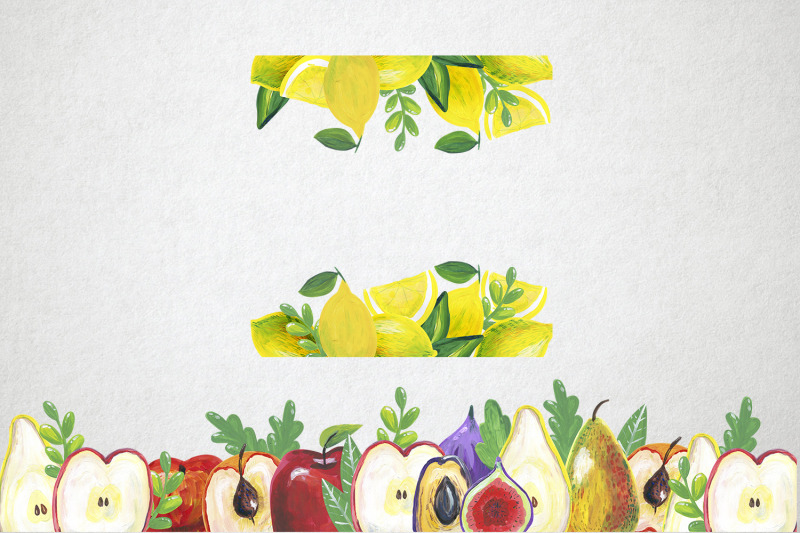 watercolor-sweet-fruits
