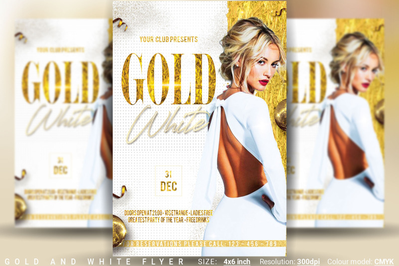 gold-and-white-flyer