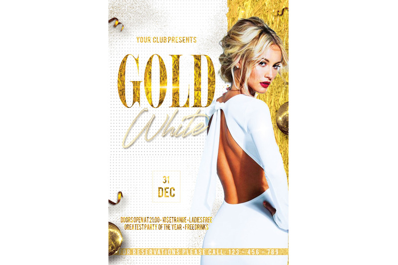 gold-and-white-flyer