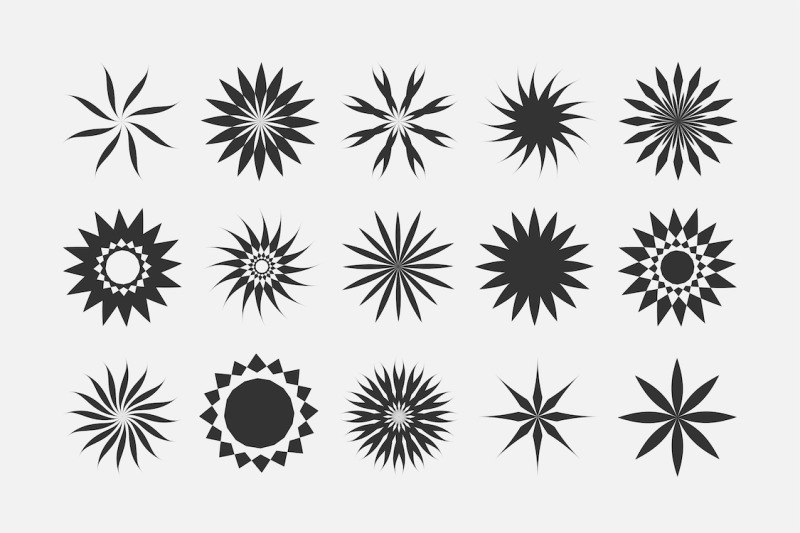 abstract-creative-floral-icons