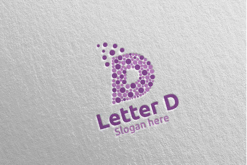 bubble-letter-d-digital-marketing-financial-logo-64