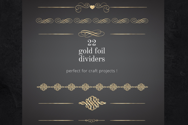22-page-dividers-and-borders-gold-foil-dividers-borders