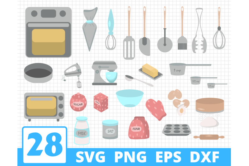 baking-tools-svg-bundle-kitchen-tools-cricut-utencil-silhouette