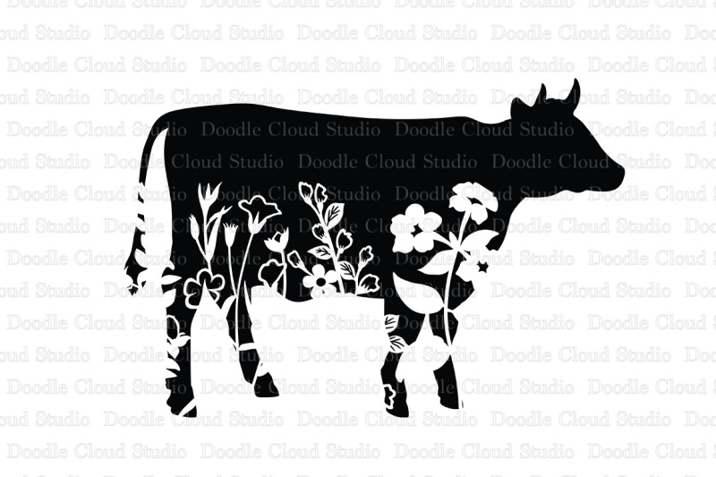 Free Free 162 Flower Cow Head Svg SVG PNG EPS DXF File