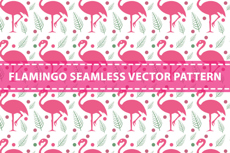 flamingo-seamless-vector-pattern