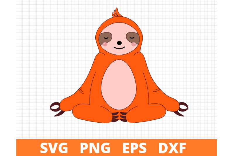 sloth-svg-bundle-lazy-sloth-bear-vector-sloth-print