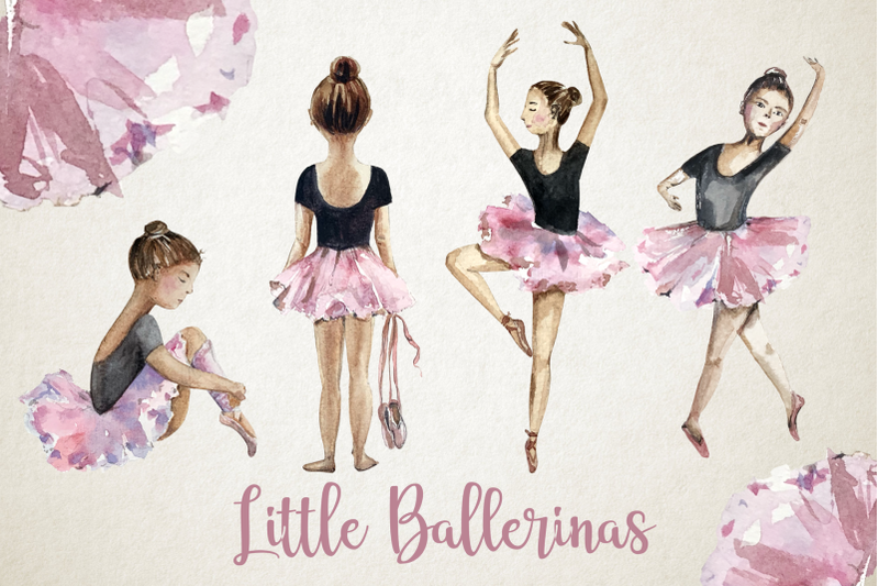 watercolor-ballerinas-clip-art-set