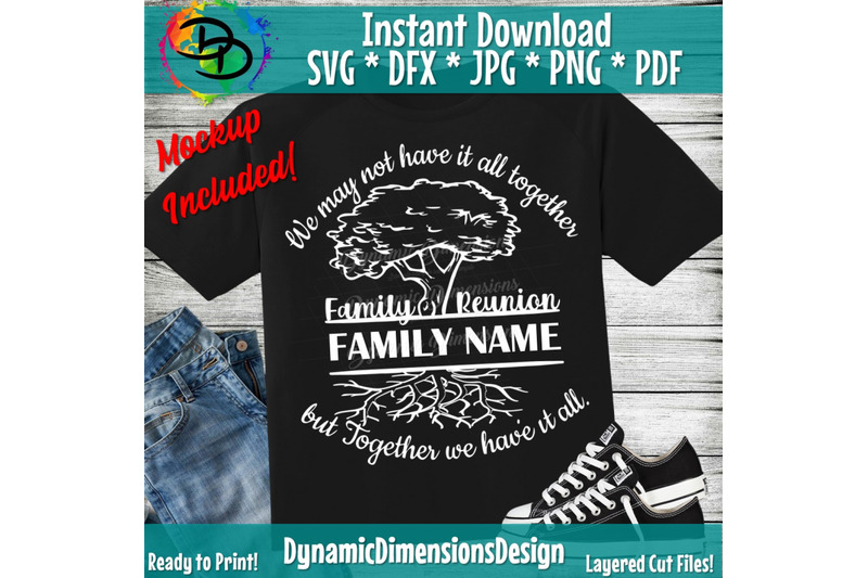 Download Family Reunion svg, Together we have it all svg, Reunion ...