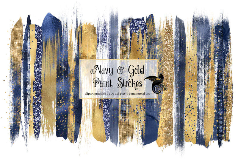 navy-and-gold-brush-strokes-clipart