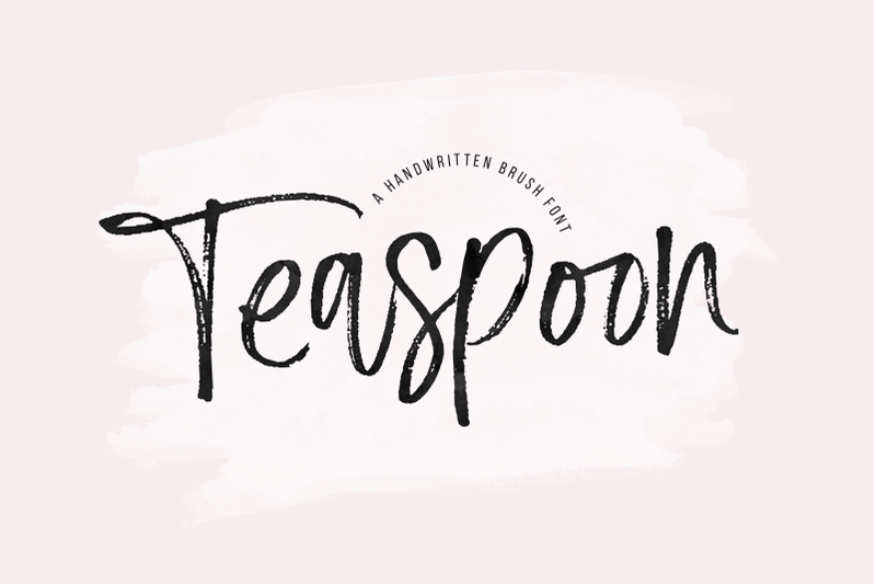 teaspoon-handwritten-brush-font