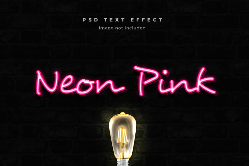 neon-pink-3d-text-effect-template