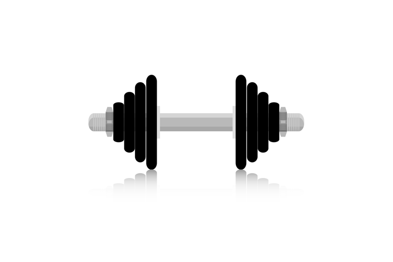 dumbbell-icon-vector