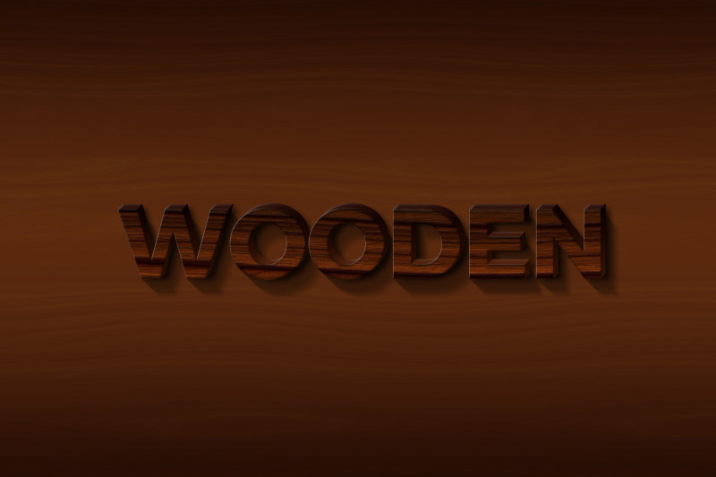 wooden-3d-text-effect-template