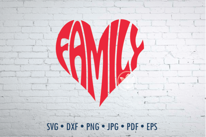 Download Family Word Art, Family Svg Dxf Eps Png Jpg, Family cut ...