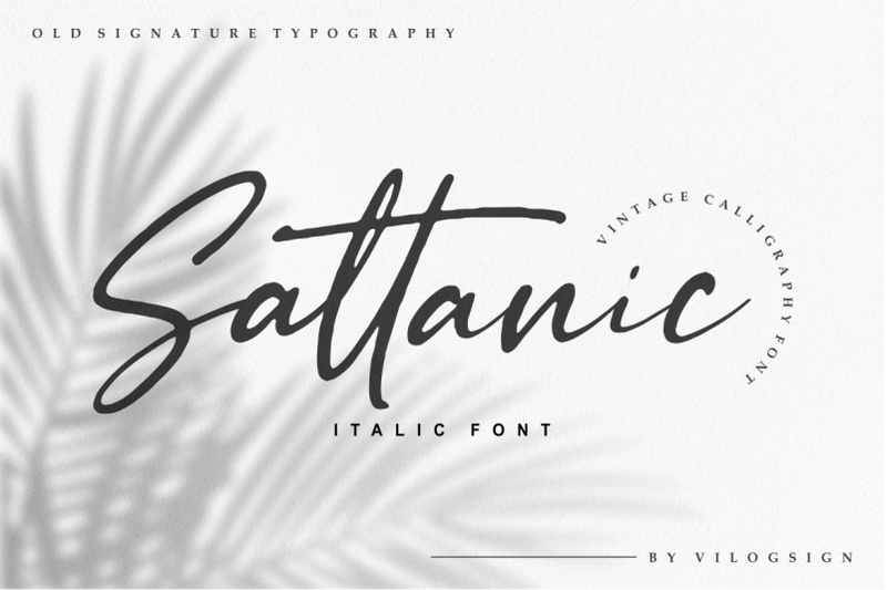 sattanic-old-signature-typography-font