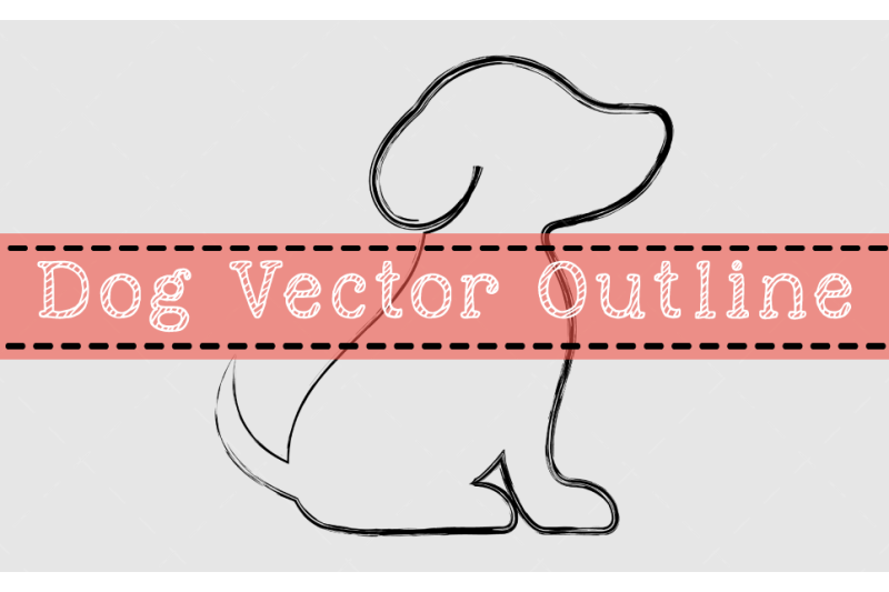 dog-vector-outline-design