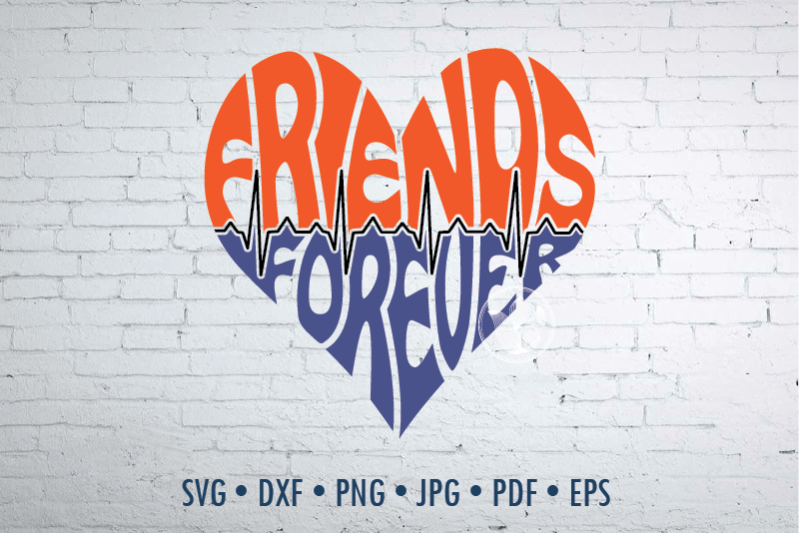 friends-forever-word-art-svg-dxf-eps-png-jpg-cut-file