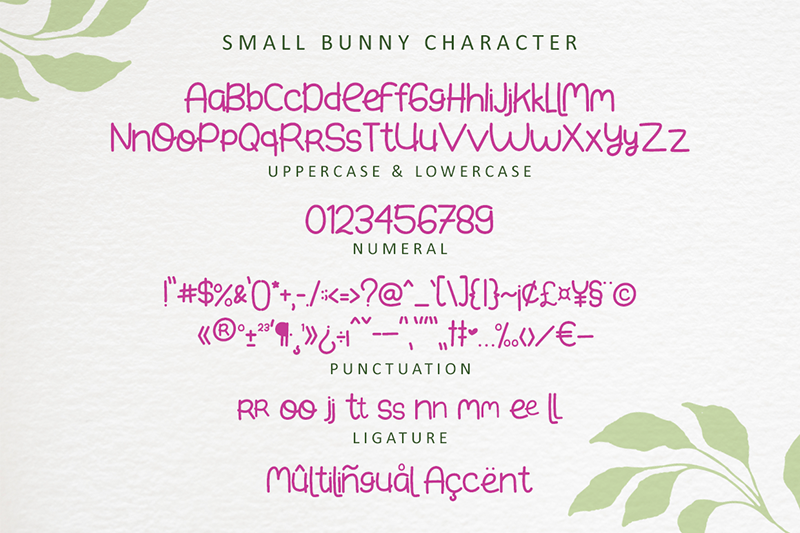 small-bunny-easter-font
