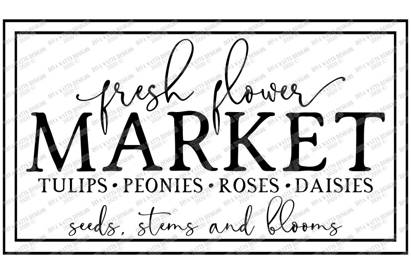 fresh-flower-market-seeds-stems-and-blooms-cut-file-svg