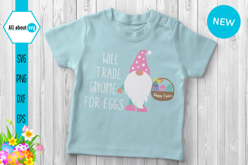 will-trade-gnome-for-eggs-easter-gnome-svg