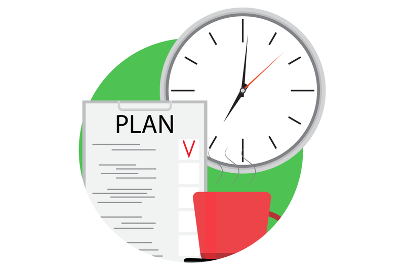 write-business-plan-icon-vector