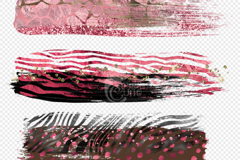 pink-safari-brush-strokes-clipart