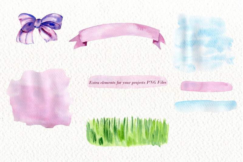 watercolor-bunnies-illustration-set