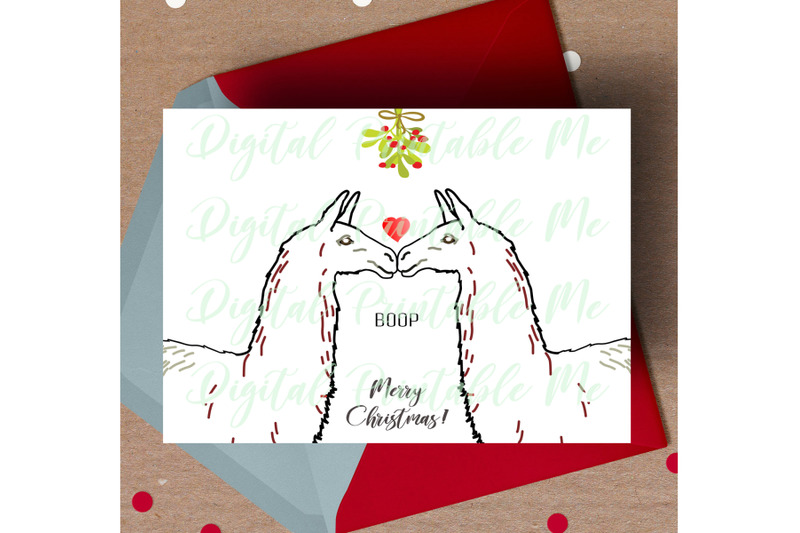 llama-christmas-card-printable-christmas-card-love-llama-card-mistl