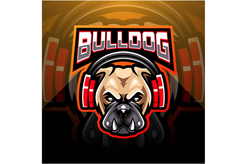 bulldog-wearing-headphones-esport-mascot-logo