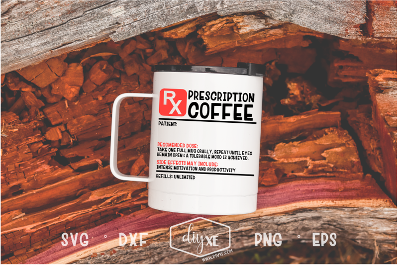 prescription-coffee-label