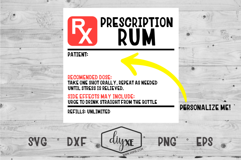 prescription-rum-label