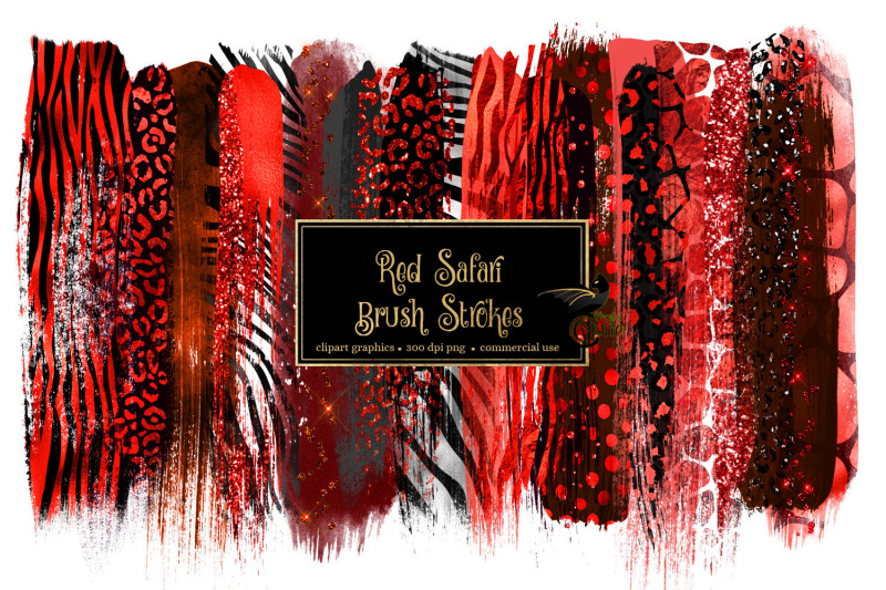 red-safari-brush-strokes