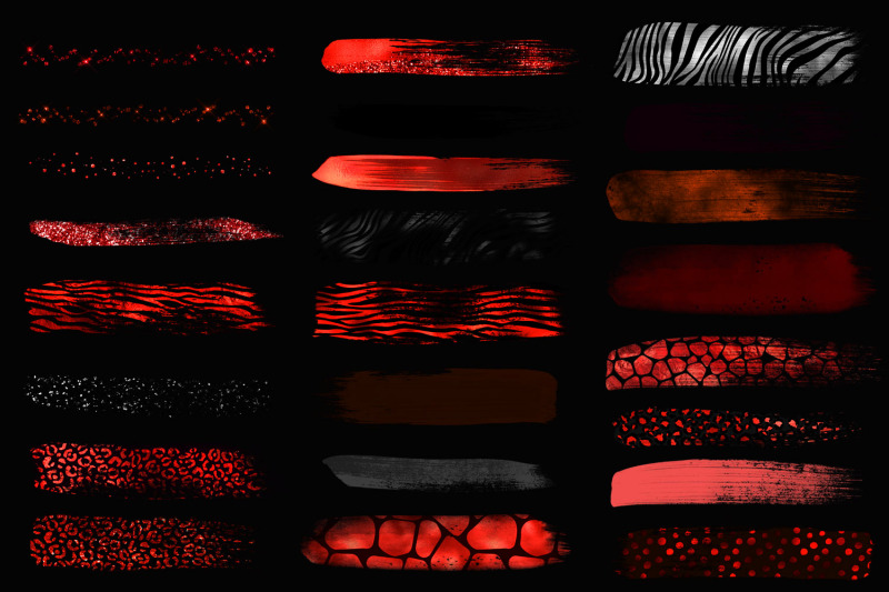 red-safari-brush-strokes