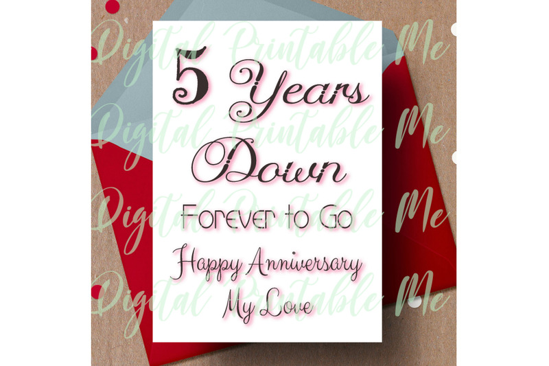 5th-anniversary-card-printable-fifth-anniversary-card-5-year-anniver