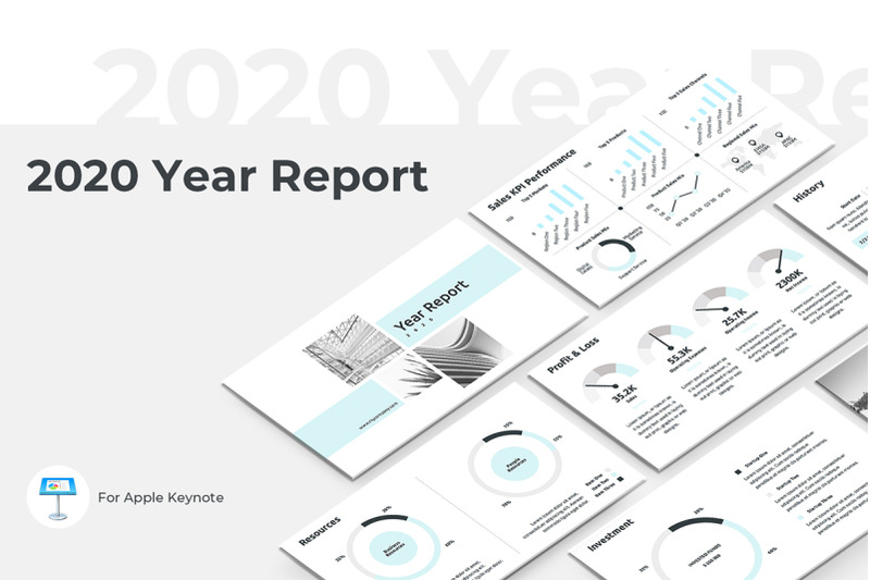 2020-year-report-keynote-presentation-template