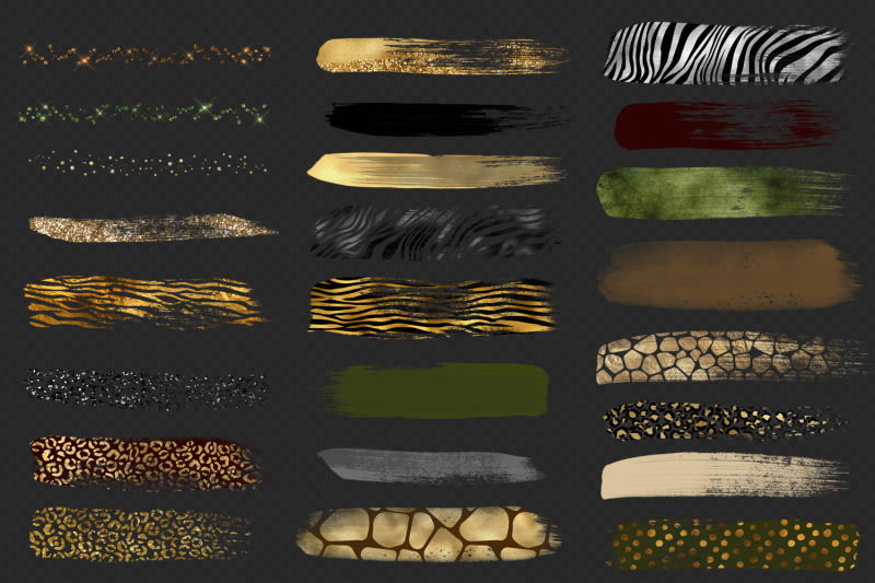 safari-brush-strokes-clipart