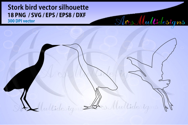 stork-bird-silhouette-bundle