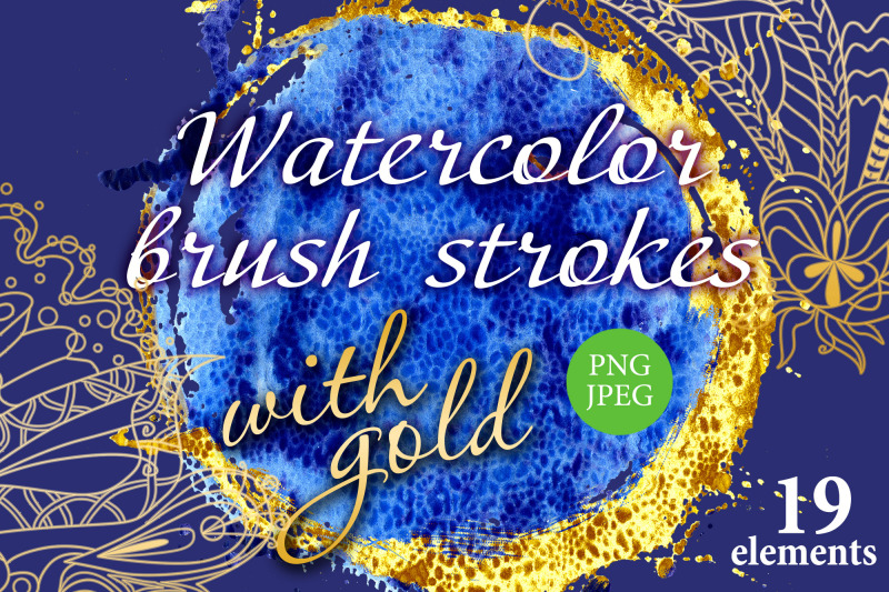 watercolor-brush-strokes-with-gold