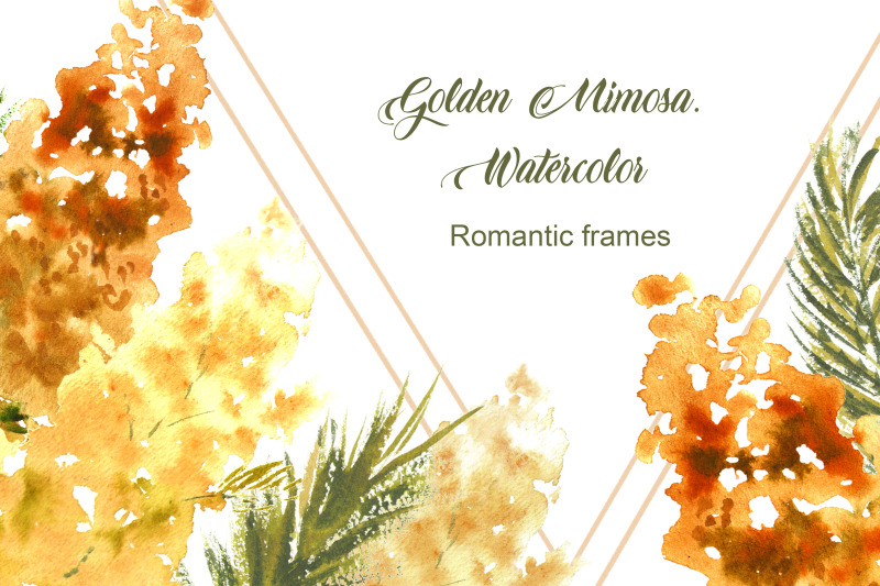golden-mimosa-watercolor