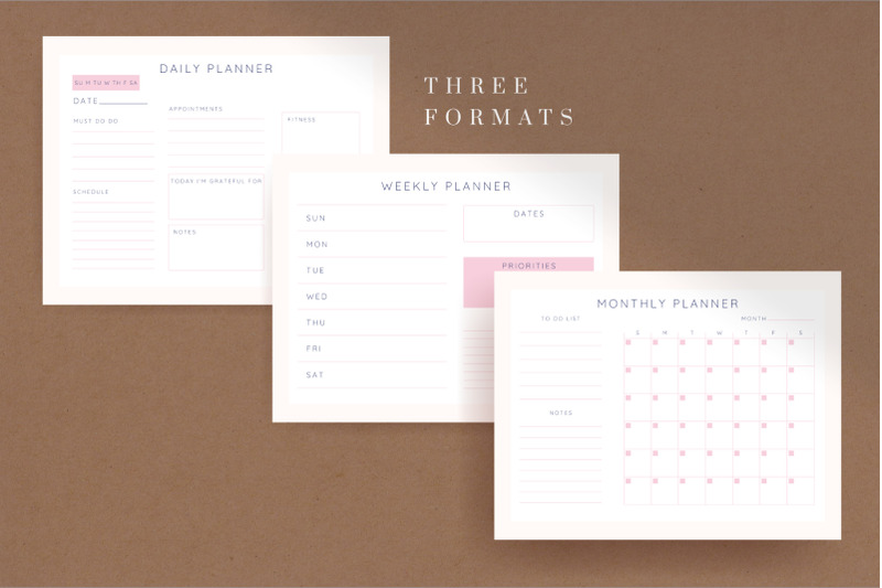 Editable CANVA  PLANNERS Collection By Ksenias Store 