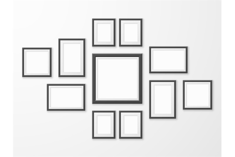 black-picture-frames-realistic-empty-image-frame-in-different-size-an