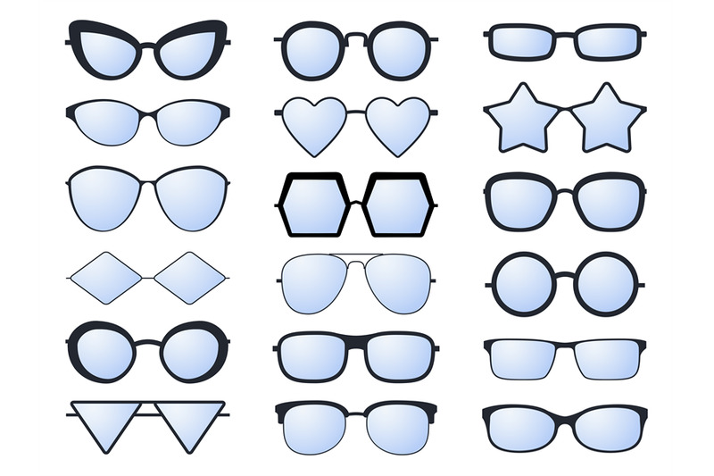 glasses-silhouette-various-eyeglasses-frames-for-men-and-women-fashio