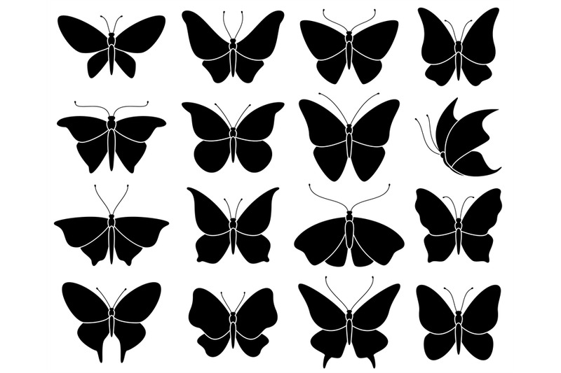 butterfly-silhouettes-black-stencil-insect-pattern-stylized-spring-s